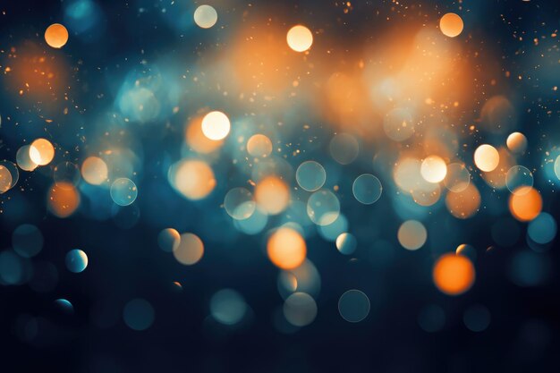 colorful festive abstract blurred bokeh background with circles
