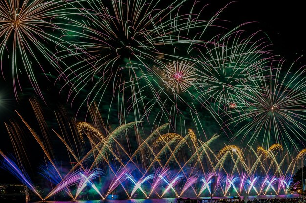 Colorful fireworks to celebrate Riga City Festival