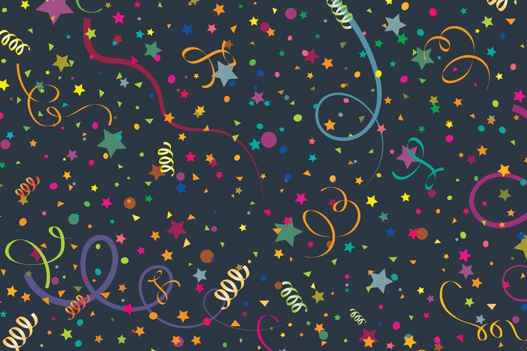 Photo colorful fireworks festive banner