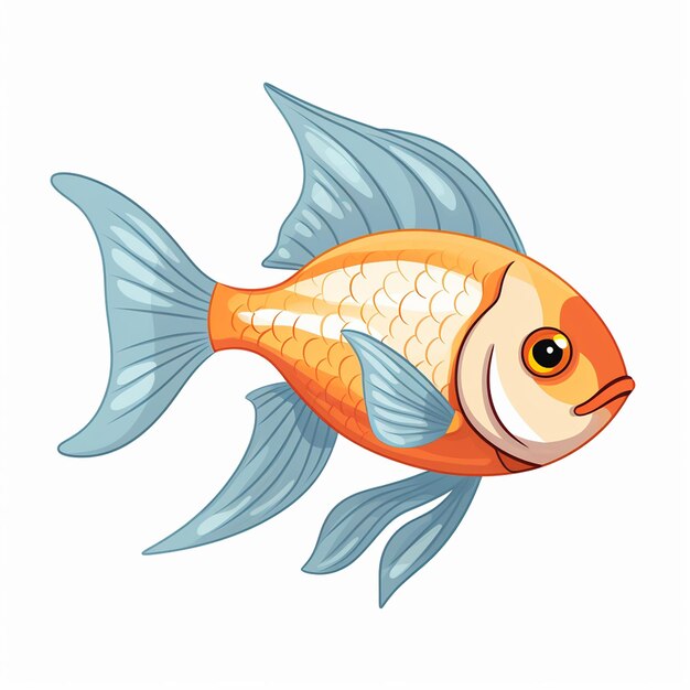 Фото Красочные рисунки рыб под водой