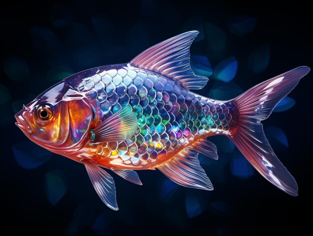 colorful fish HD 8K wallpaper Stock Photographic Image