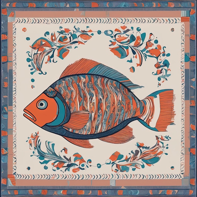 Foto pesci colorati su uno sfondo bianco pesci colorati su uno background bianco pesce nel mare vettore