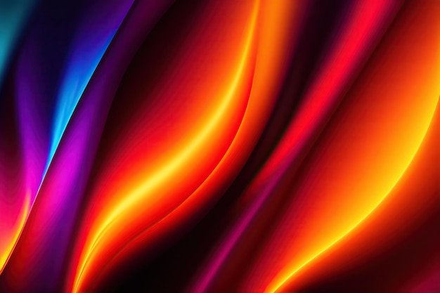 Colorful Flames Background