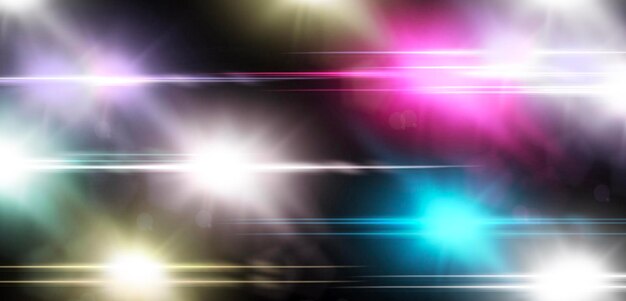 Colorful flash lights art background