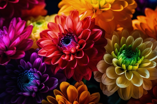 Colorful floral display