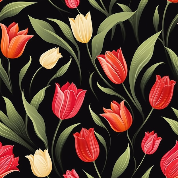 a colorful floral pattern with the words " spring " on it.