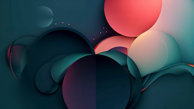 Colorful flow background trendy gradient design abstract bakground design flow wave ai generative