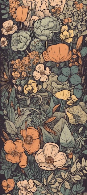 Красочная цветочная композиция выставлена в саду.