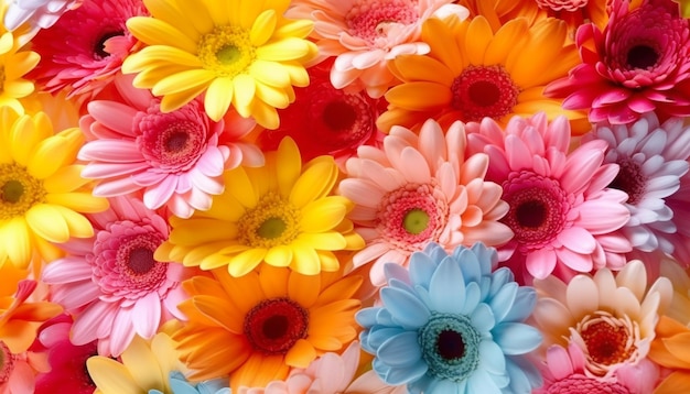 Colorful flower background