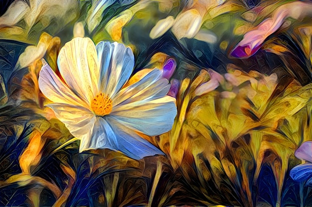 colorful flower background