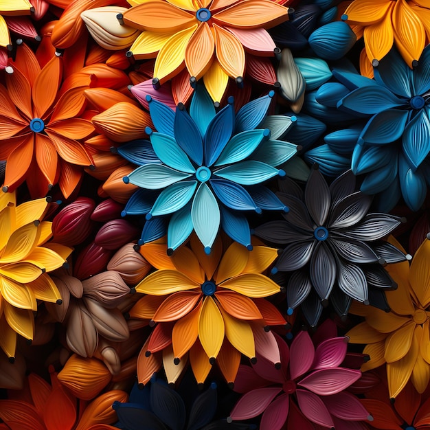 COLORFUL FLOWER PATTERN