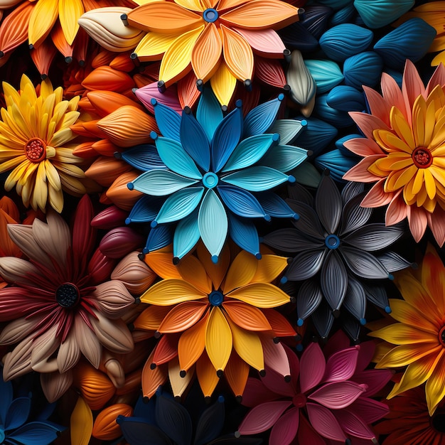 COLORFUL FLOWER PATTERN