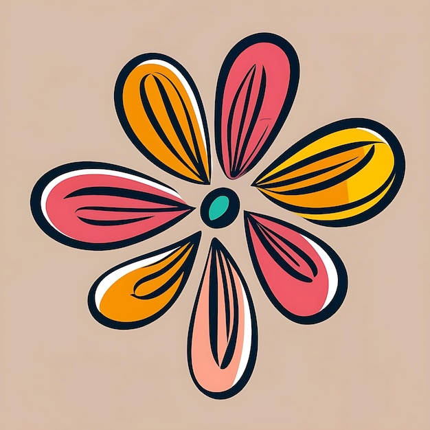 Colorful Flower Vector Design