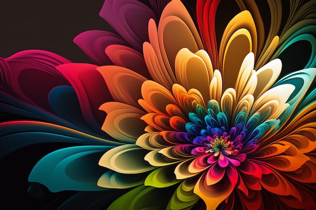 Colorful flower wallpapers that are high definition and high definition