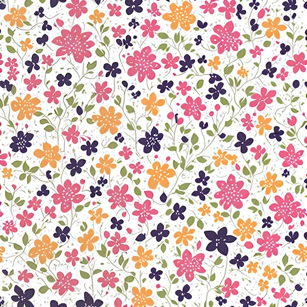 Colorful flowers background