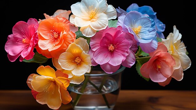 colorful flowers HD wallpaper photographic image