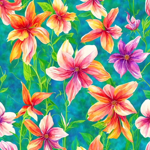 Colorful flowers