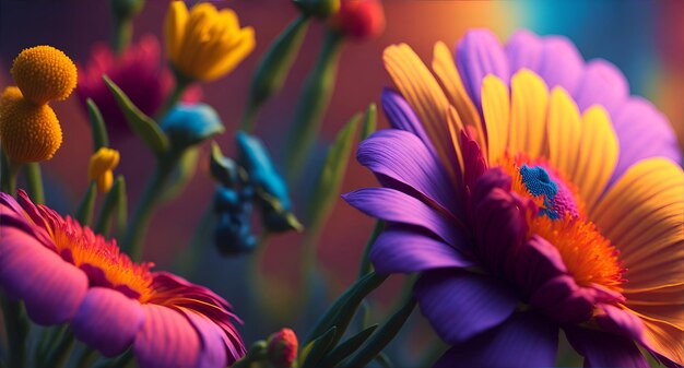 Colorful flowers