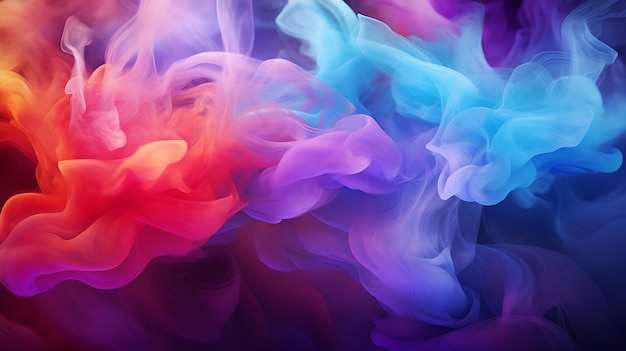 colorful fog smoke background