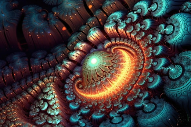 a colorful fractal image