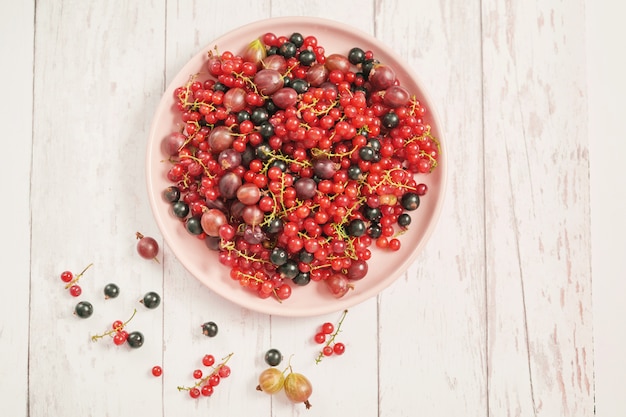 Colorful fresh berries