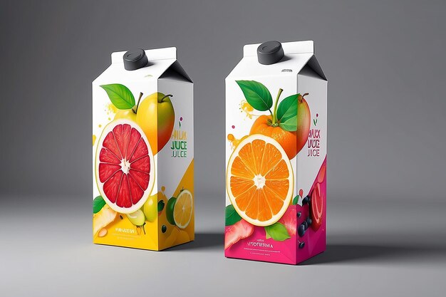 Красочный макет фруктового сока " Попробуй радугу "