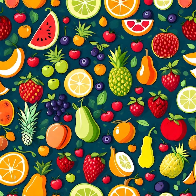 Premium Photo | Colorful fruits background