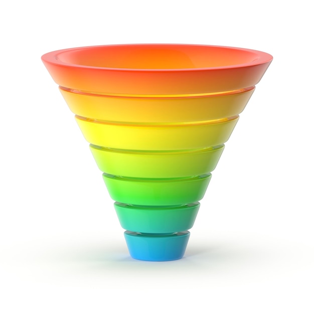 Colorful Funnel Concept