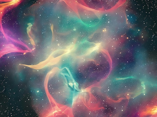 A colorful galaxy background with stars and nebula's galaxy cool wallpapers