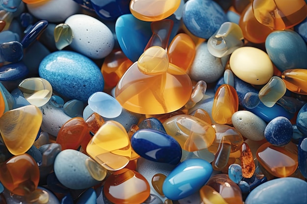 Photo colorful gemstones