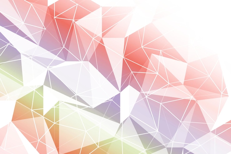 Photo colorful geometric background design element