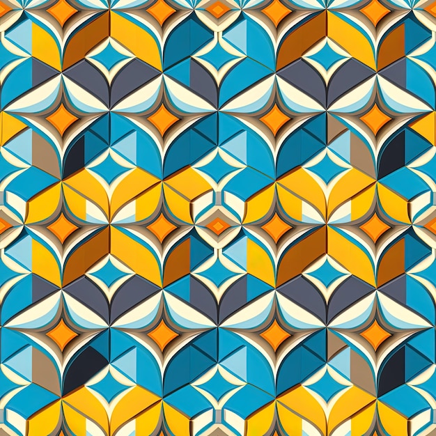 Colorful geometric background pattern