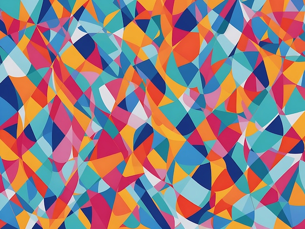 Colorful geometric pattern abstract art clean