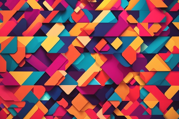 Colorful Geometric Pattern Background