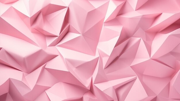 Colorful geometric pink background