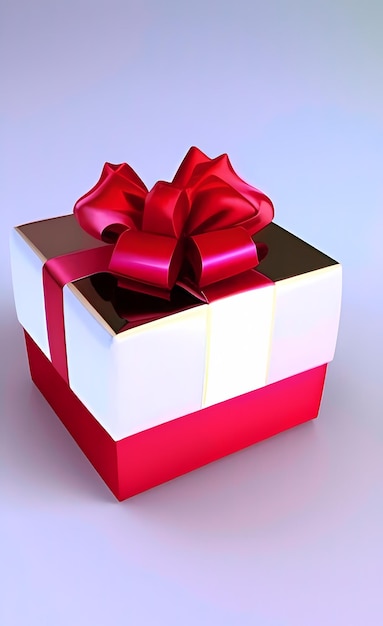 colorful gift box Love Valentine by generative AI, AI Generated