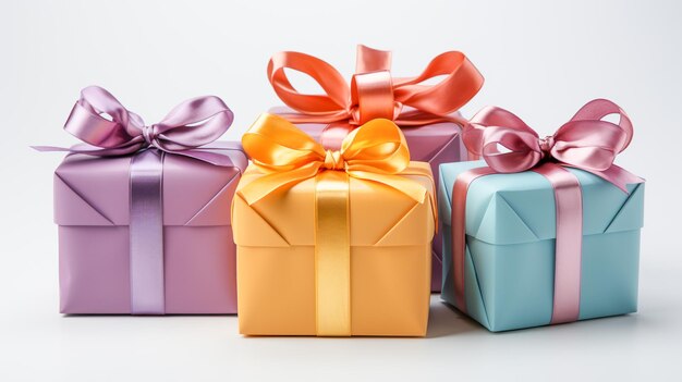 Colorful gift boxes