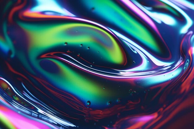 A colorful glass bowl with water drops in it.