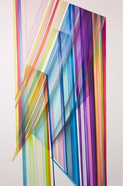 A colorful glass painting by person