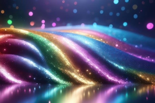 Photo colorful glitter abstract background