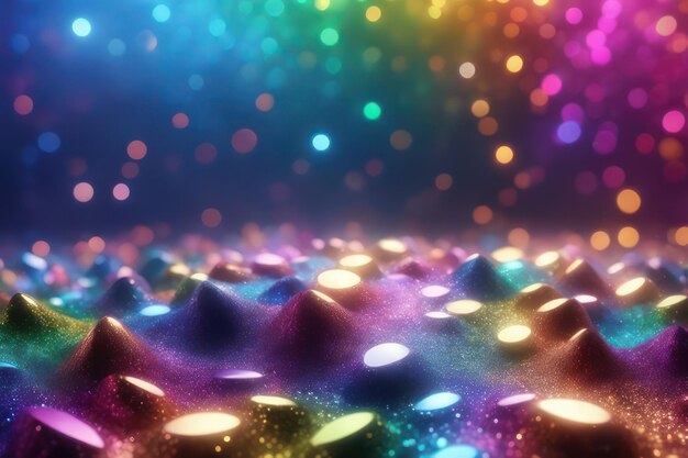 Colorful glitter abstract background