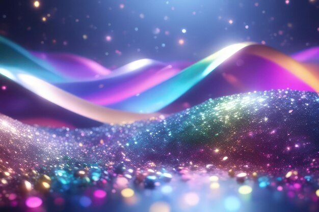Colorful glitter abstract background