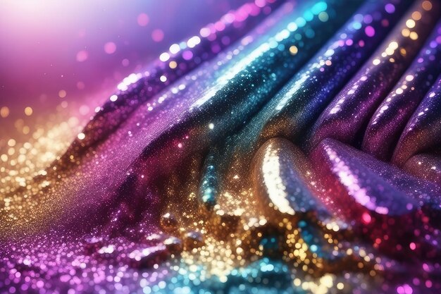 Colorful glitter abstract background