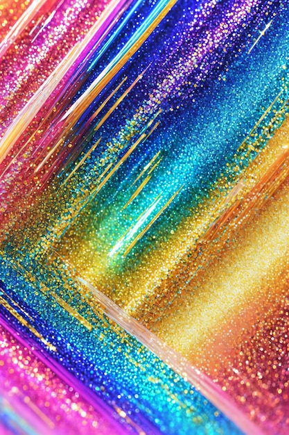 Photo colorful glitter background