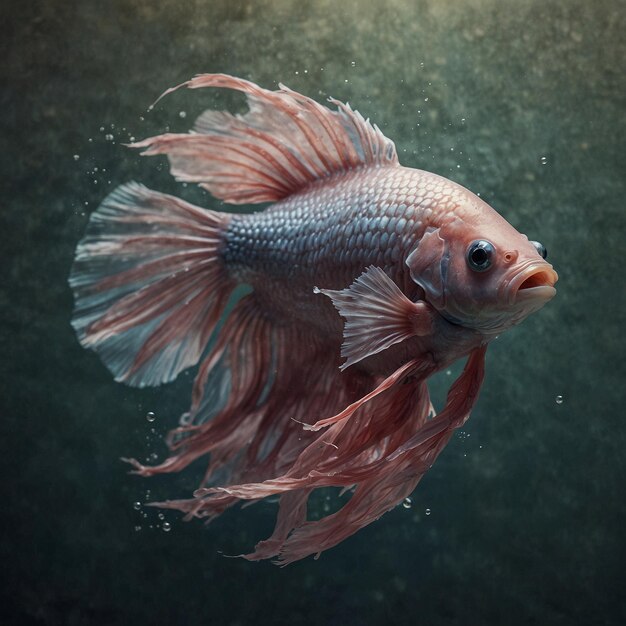 Colorful Goldfish Swimming in Clear Water Aquarium Tank