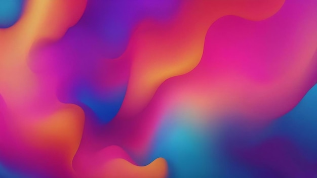 Colorful gradient abstract background with noise grain effect