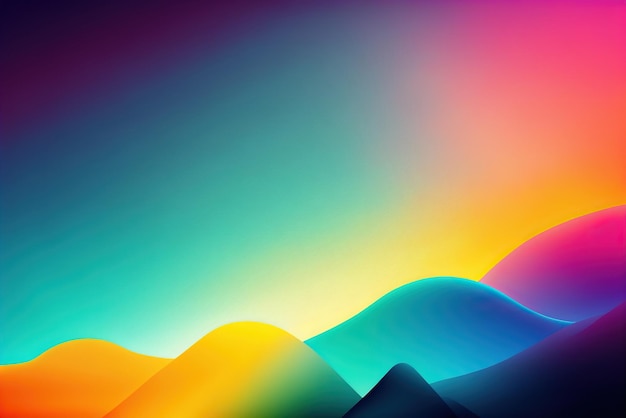 Colorful Gradient Background Wallpaper