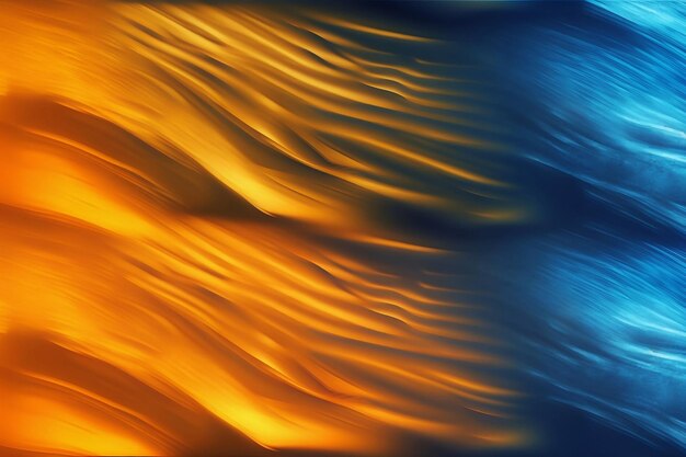 Colorful gradient from orange to blue smoke