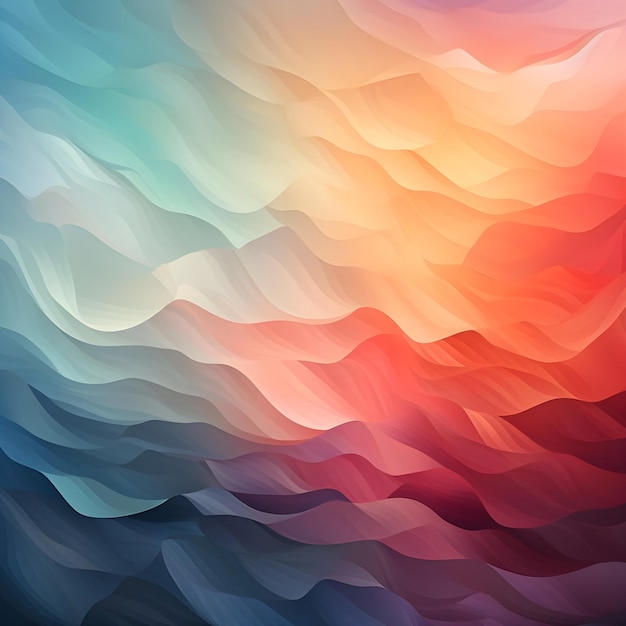 Colorful Gradient Pattern Wallpaper Illustration