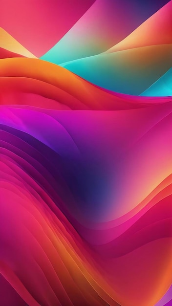 Colorful gradient prism vibrant background curves background 3d spline texture gradient background